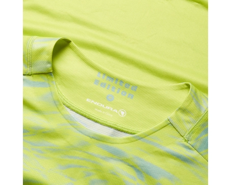 T-shirt manches longues Homme MARBLE LIMITED EDITION PRINT Vert Citron